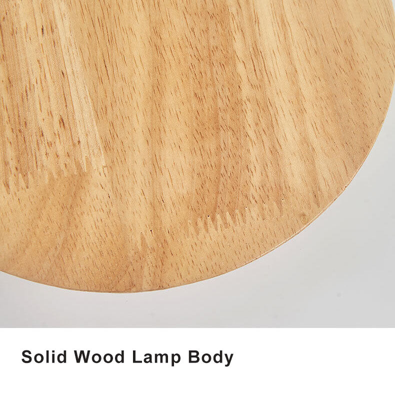 Nowoczesna drewniana lampa ścienna LED – Minimalistyczny design – Do salonu, sypialni i gabinetu