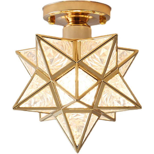 Ovo – Elegancka lampa sufitowa w kształcie gwiazdy