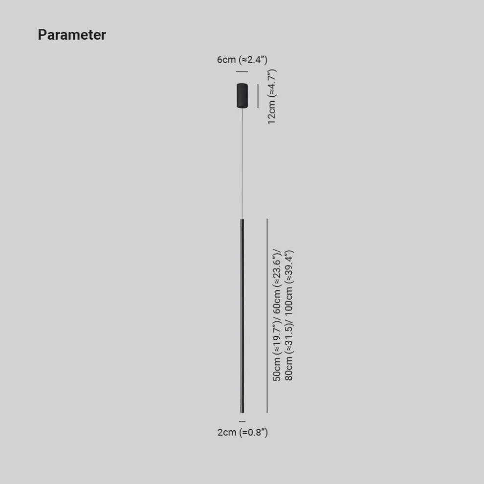 Minimalistyczna Czarna Lampa Wisząca Liniowa z Nowoczesnym Metalowym Designem i Oświetleniem LED