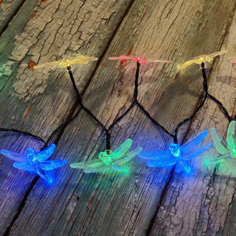 Colorful Solar String Lights – 20 to 200 LED, IP44 Waterproof
