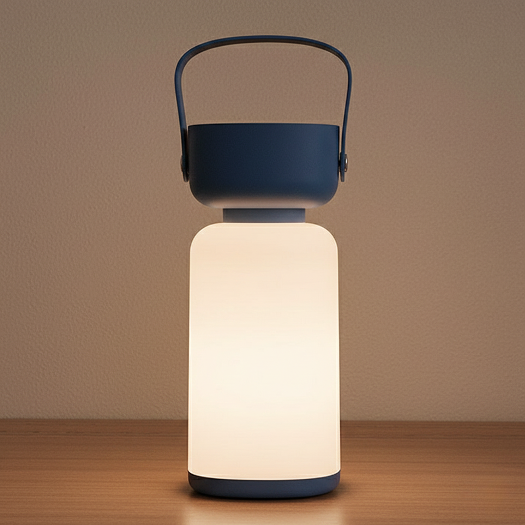 Waterproof LED Table Lamp – Portable and Modern in a Cylindrical Shape