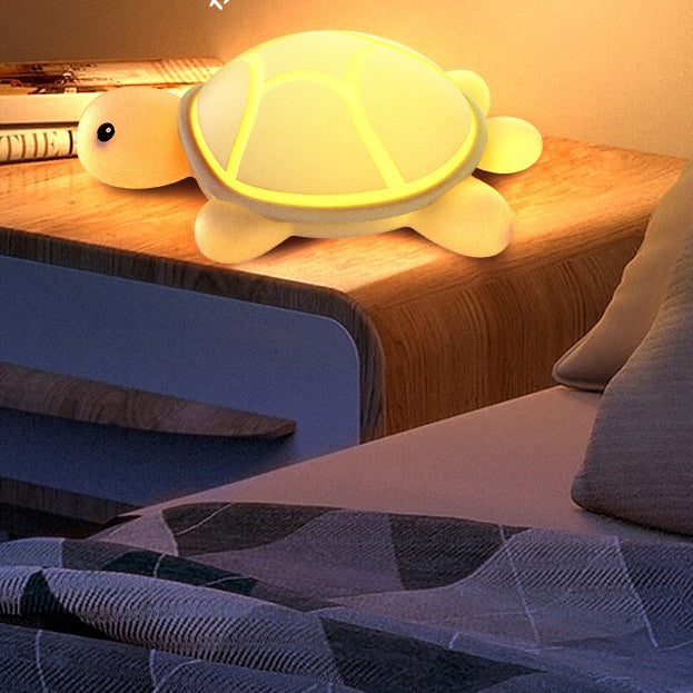 Shieldy - Adorable turtle-shaped LED night light with tap function