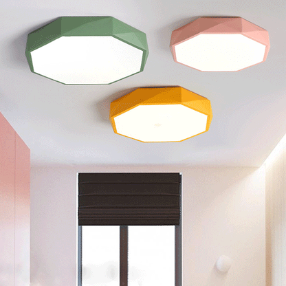 Lampa sufitowa LED w nowoczesnym, abstrakcyjnym stylu skandynawskim