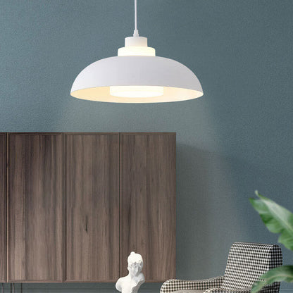 Modern Aluminum Pendant Light – E26 Socket, Multiple Colors and Sizes
