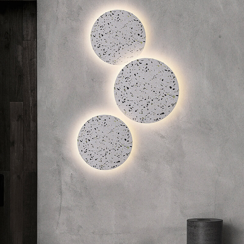 Nowoczesna Kolorowa Marmurowa Lampa Ścienna – LED – 3 Rozmiary