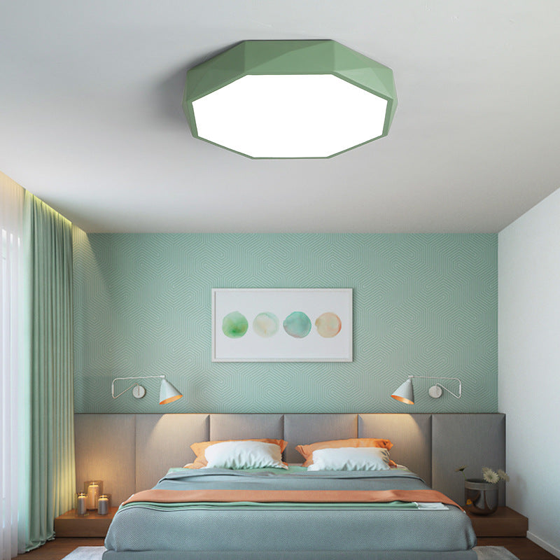 Lampa sufitowa LED w nowoczesnym, abstrakcyjnym stylu skandynawskim