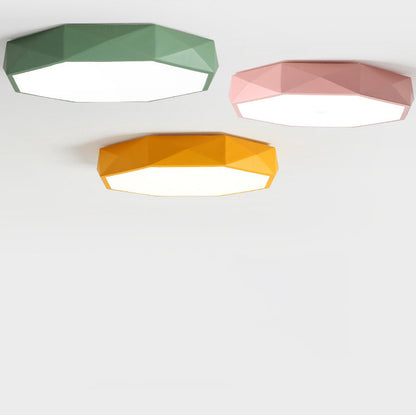 Lampa sufitowa LED w nowoczesnym, abstrakcyjnym stylu skandynawskim