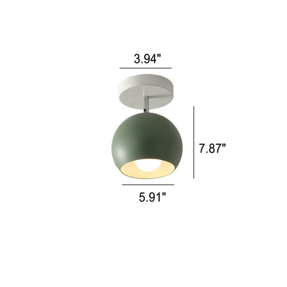 Nowoczesna Skandynawska Minimalistyczna Lampa Sufitowa z Żelaza i Drewna w Wielu Kolorach
