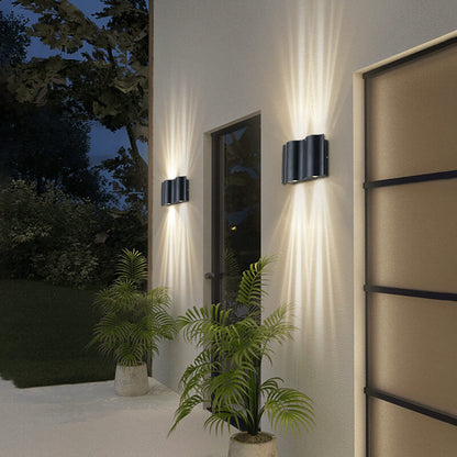 Nowoczesna minimalistyczna aluminiowo-akrylowa lampa ścienna – LED – (2/4/6 źródeł światła)