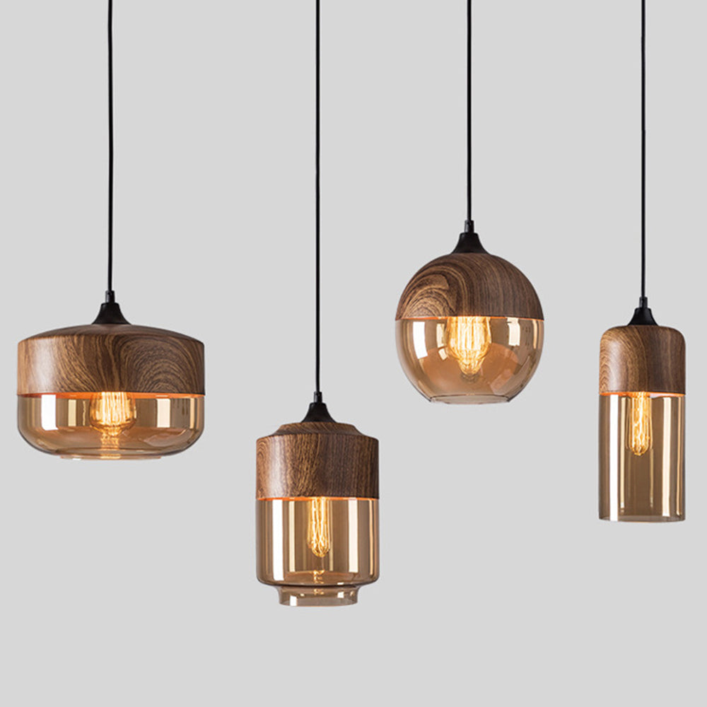 Drewniana Lampa Wisząca – Naturalna, Elegancka i Stylowa