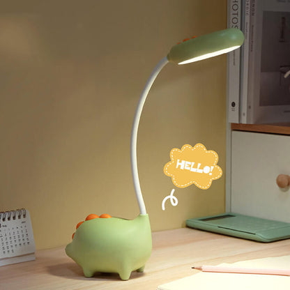 Stylish modern table lamp with integrated LED and colorful design