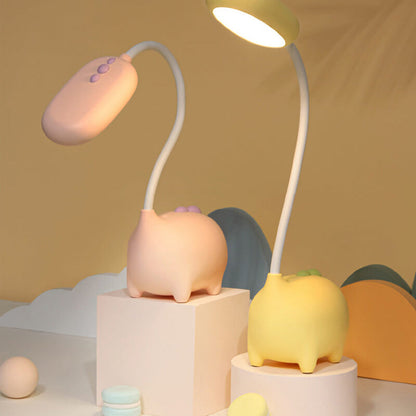 Stylish modern table lamp with integrated LED and colorful design
