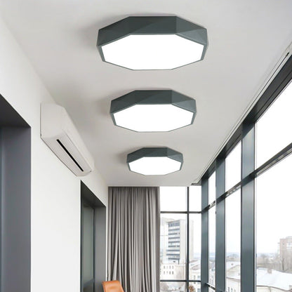 Nowoczesna lampa sufitowa LED w abstrakcyjnym skandynawskim designie