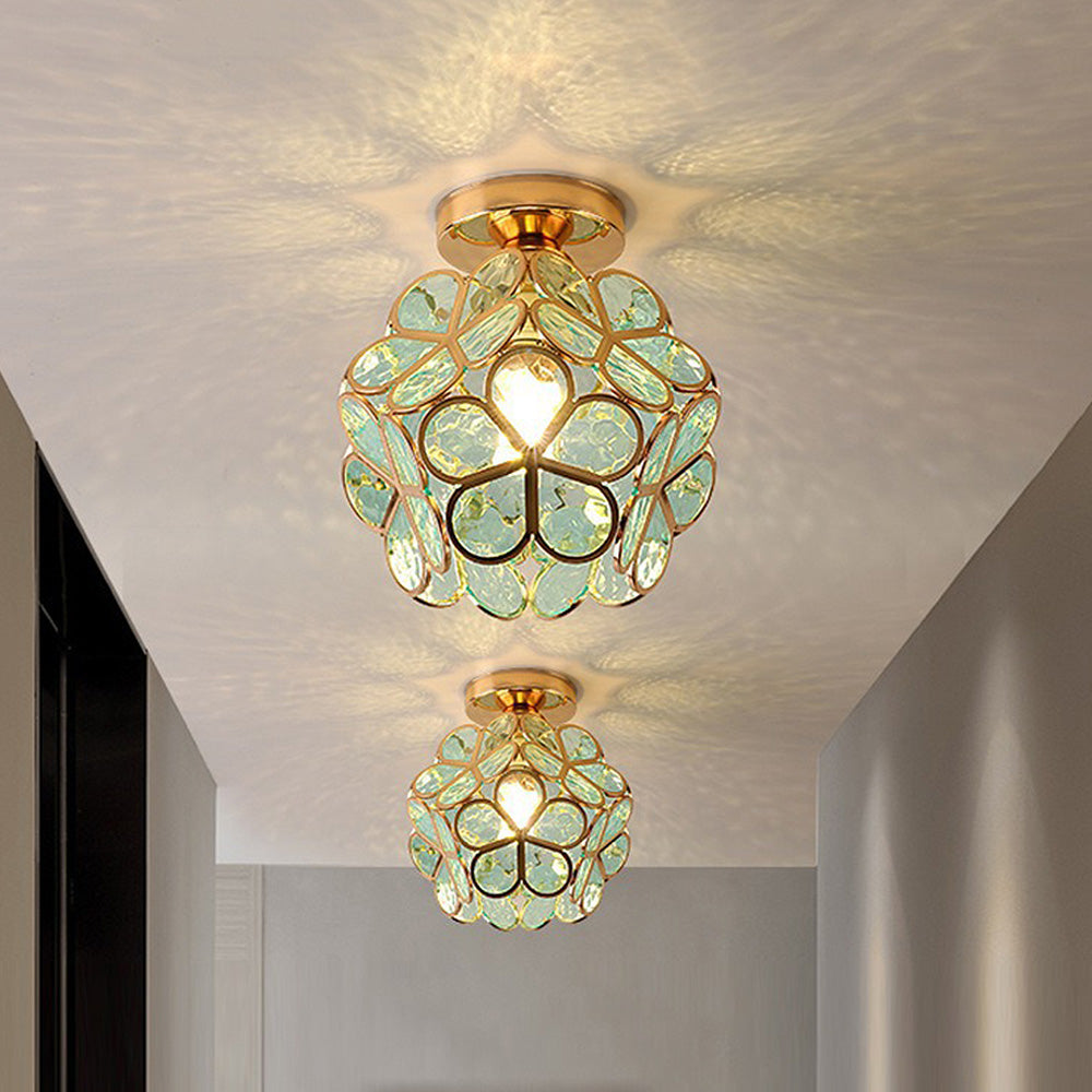 Flora – Efektowna lampa sufitowa w kształcie kwiatu z eleganckim wzorem