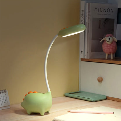 Stylish modern table lamp with integrated LED and colorful design