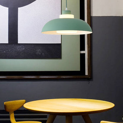 Modern Aluminum Pendant Light – E26 Socket, Multiple Colors and Sizes
