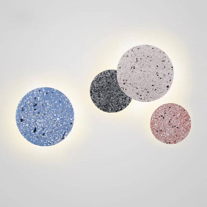Nowoczesna Kolorowa Marmurowa Lampa Ścienna – LED – 3 Rozmiary