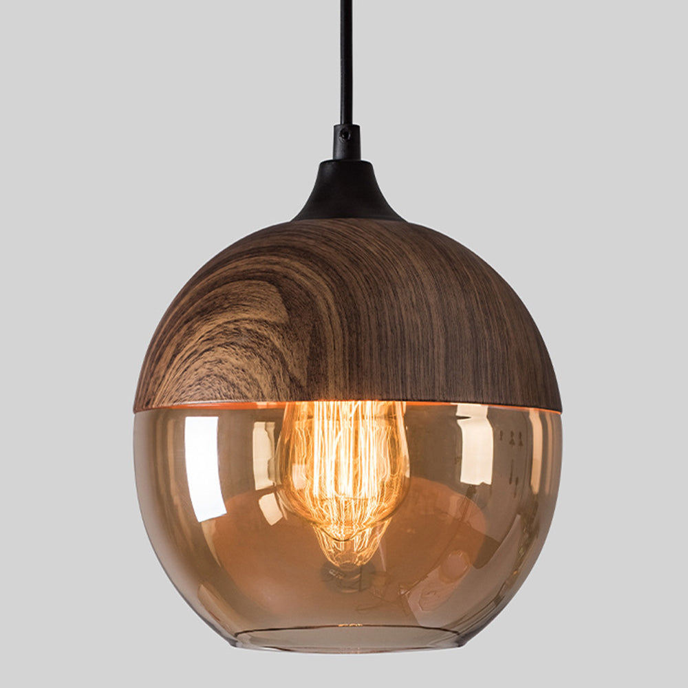 Drewniana Lampa Wisząca – Naturalna, Elegancka i Stylowa