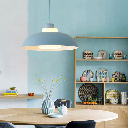 Modern Aluminum Pendant Light – E26 Socket, Multiple Colors and Sizes