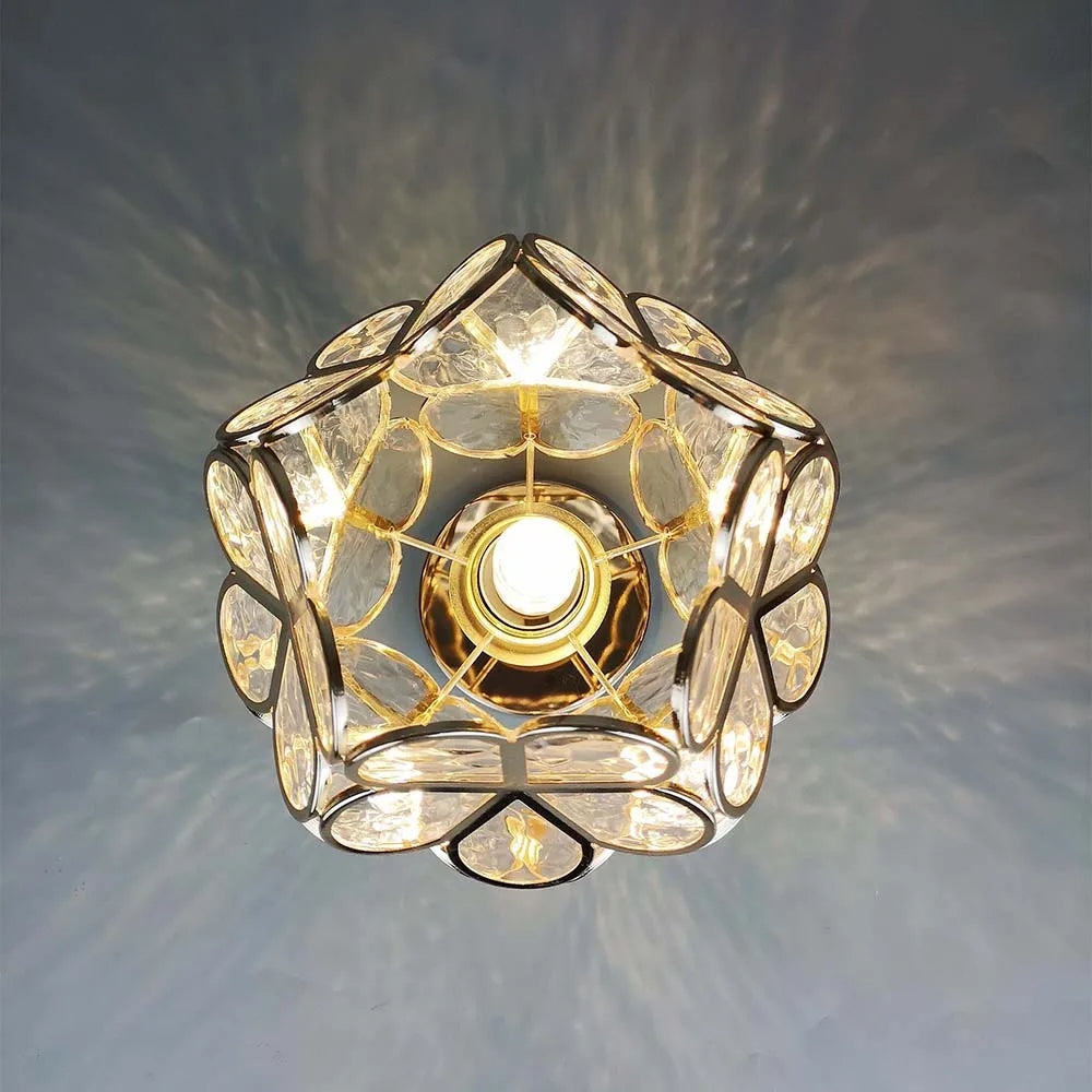 Flora – Efektowna lampa sufitowa w kształcie kwiatu z eleganckim wzorem