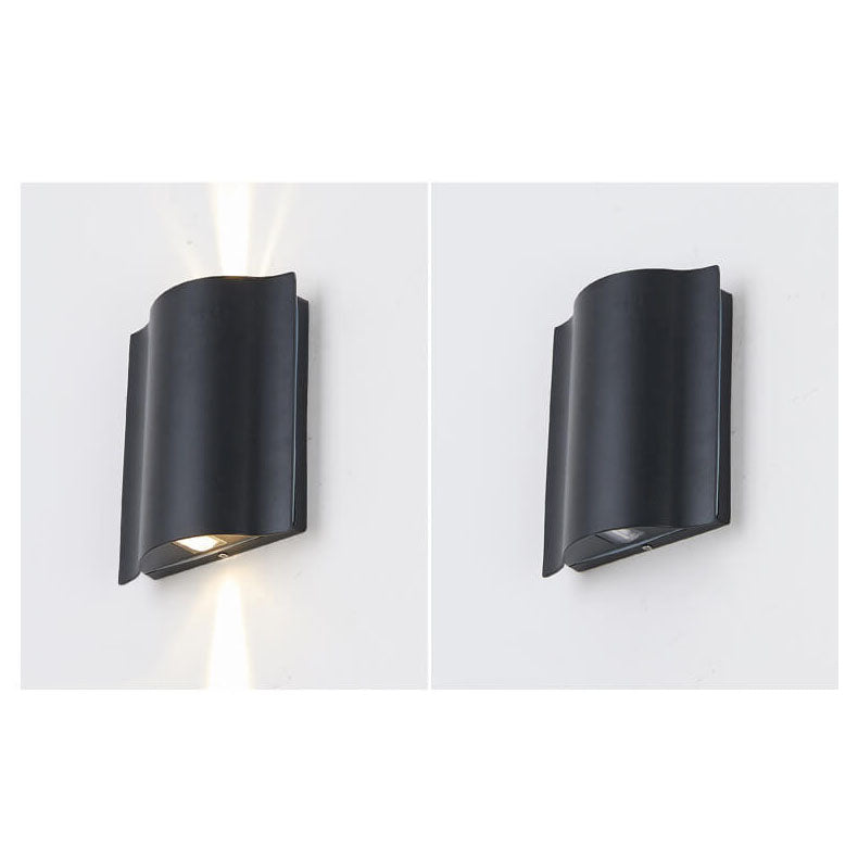Nowoczesna minimalistyczna aluminiowo-akrylowa lampa ścienna – LED – (2/4/6 źródeł światła)