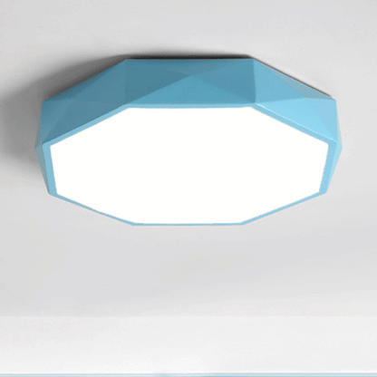 Nowoczesna lampa sufitowa LED w abstrakcyjnym skandynawskim designie
