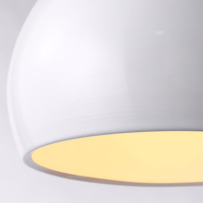 Nowoczesna Lampa Wisząca z Aluminium – Czarny, Biały, Żółty, Niebieski, Różowy, Czerwony, Zielony, Szary – E26