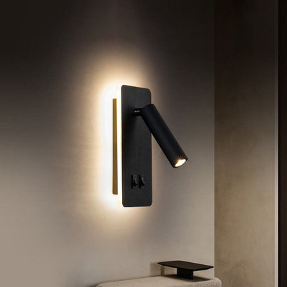 Elegancka Żelazna Lampa Ścienna z LED