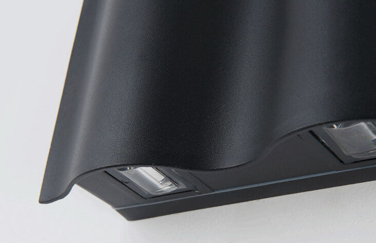 Nowoczesna minimalistyczna aluminiowo-akrylowa lampa ścienna – LED – (2/4/6 źródeł światła)