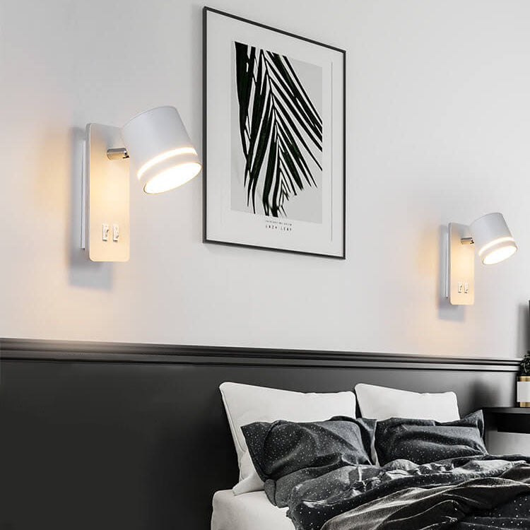 Elegancka Żelazna Lampa Ścienna z LED