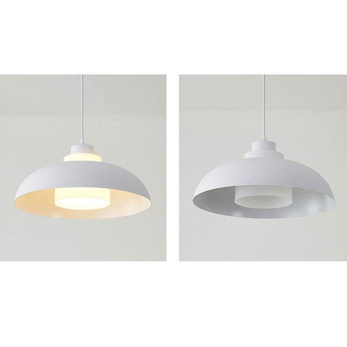 Modern Aluminum Pendant Light – E26 Socket, Multiple Colors and Sizes