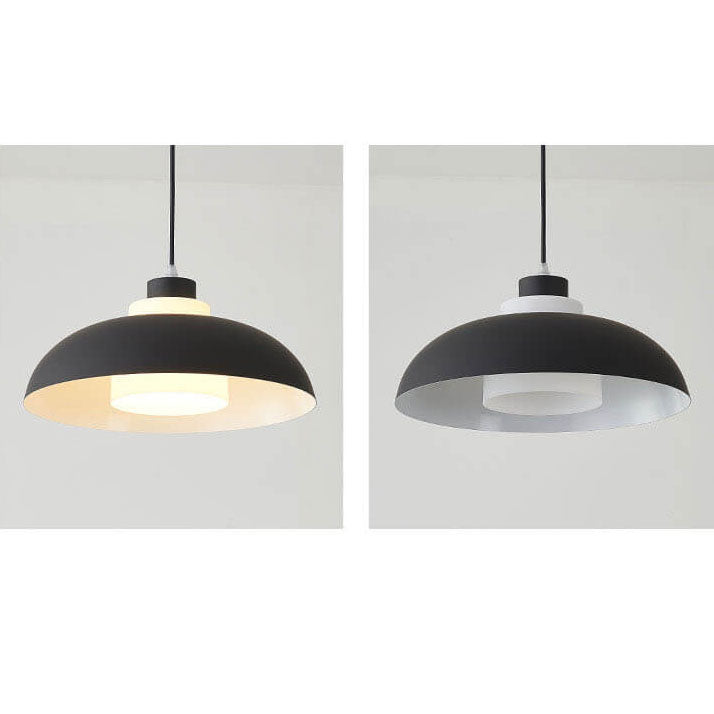 Modern Aluminum Pendant Light – E26 Socket, Multiple Colors and Sizes