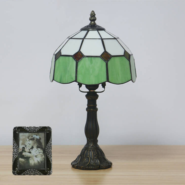 Designer Table Lamp – Handmade Stained Glass in Various Colors