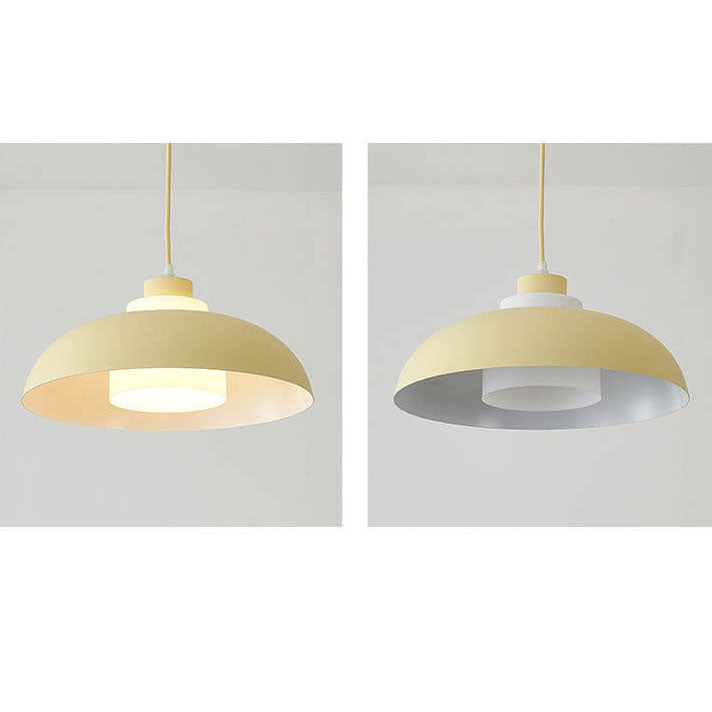 Modern Aluminum Pendant Light – E26 Socket, Multiple Colors and Sizes
