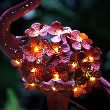 Solarna Lampa Ogrodowa LED Flaming – Różowa – (1 LED)