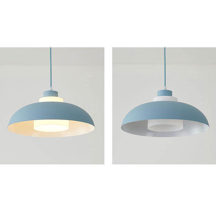 Modern Aluminum Pendant Light – E26 Socket, Multiple Colors and Sizes
