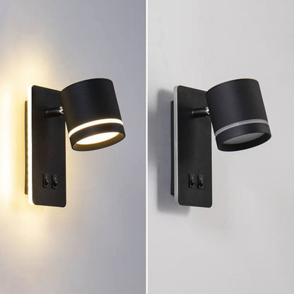 Elegancka Żelazna Lampa Ścienna z LED