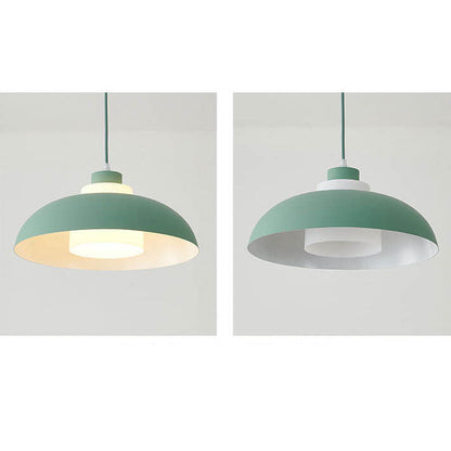 Modern Aluminum Pendant Light – E26 Socket, Multiple Colors and Sizes