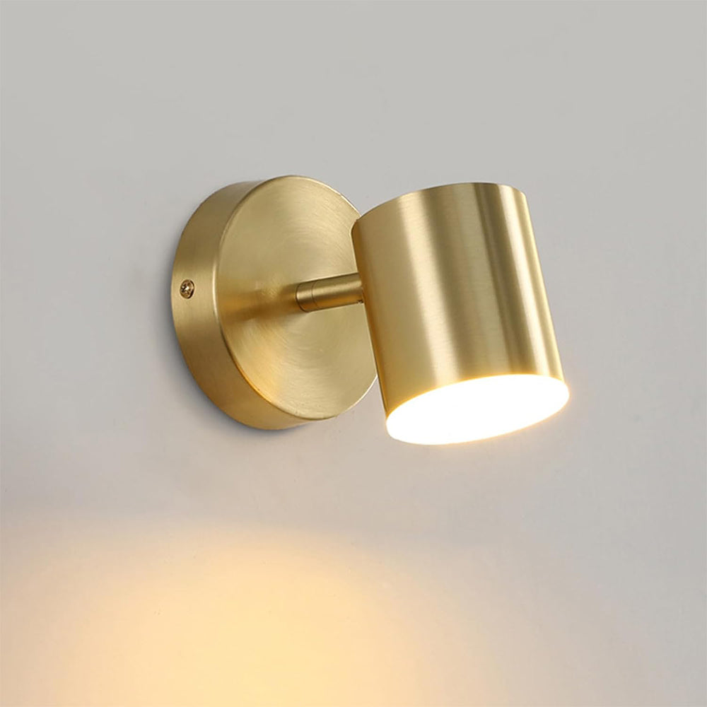 Skära – Minimalistyczna Lampa Ścienna z Wbudowanym LED i Złotym Wykończeniem