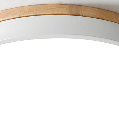 Tröde – Drewniana Lampa Sufitowa LED o Okrągłym Kształcie w Skandynawskim Stylu – Elegancki Minimalizm i Ciepłe Światło