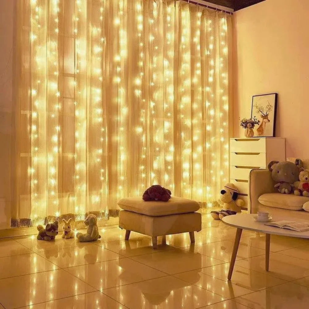Girlanda LED - Ciepłe Oświetlenie Nastrojowe z 8 Trybami Światła