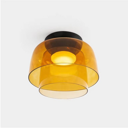 Nowoczesna, designerska lampa sufitowa ze szkła – stylowy akcent do każdego wnętrza