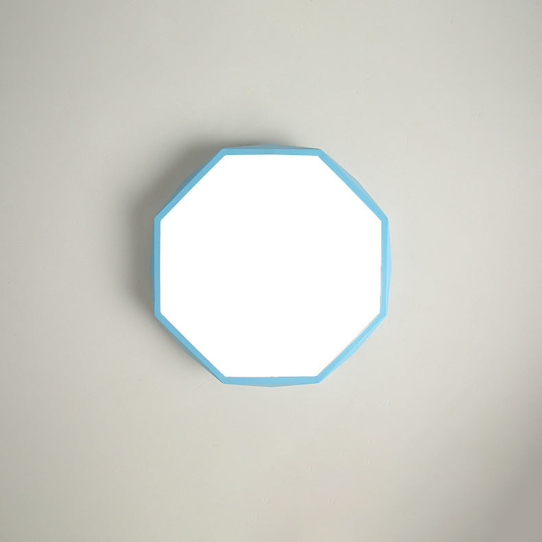 Nowoczesna lampa sufitowa LED w abstrakcyjnym skandynawskim designie