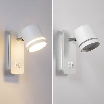 Elegancka Żelazna Lampa Ścienna z LED