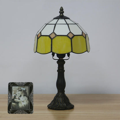 Designer Table Lamp – Handmade Stained Glass in Various Colors