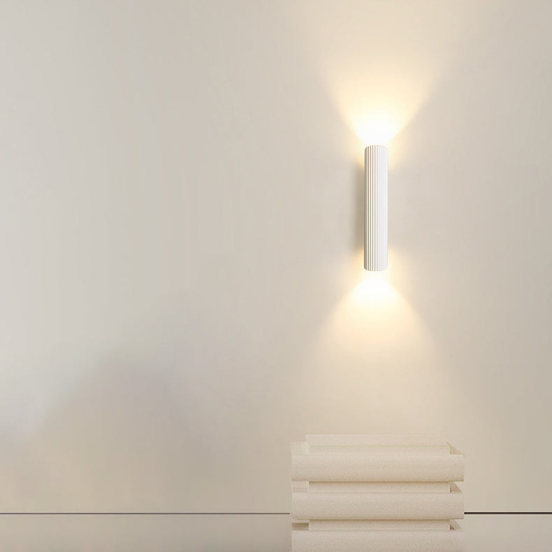 Skandynawska Lampa Ścienna – Biały/Czarny – LED 6W 600lm