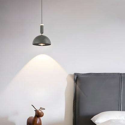 Scandinavian Modern LED Pendant Light – Stained Glass Design with Minimalist Frame