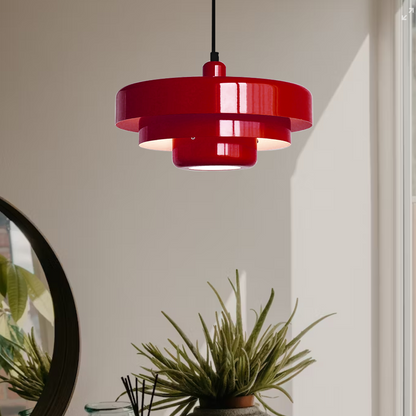 Round Stylish Iron Pendant Light – Elegant Industrial Design for Home and Kitchen