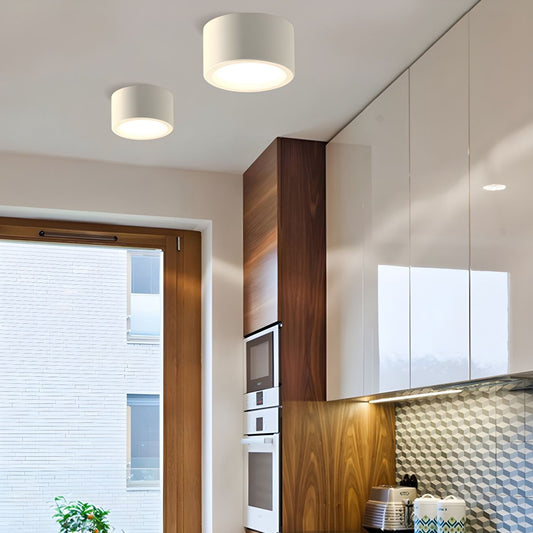 Lazzo – Elegancka Lampa Sufitowa LED o minimalistycznym designie, dostępna w różnych średnicach