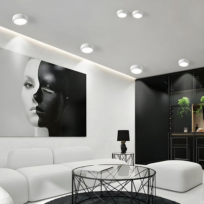 Lazzo – Elegancka Lampa Sufitowa LED o minimalistycznym designie, dostępna w różnych średnicach